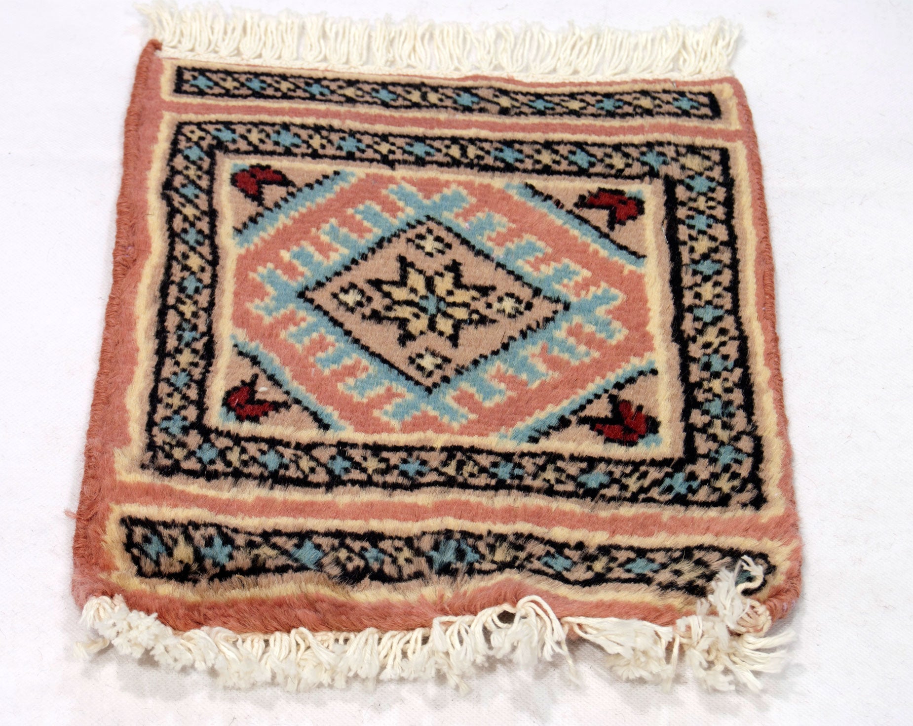 Mały dywan z wełny merynosów Islamabad - 30x30 cm (GalleriaFarah1970)