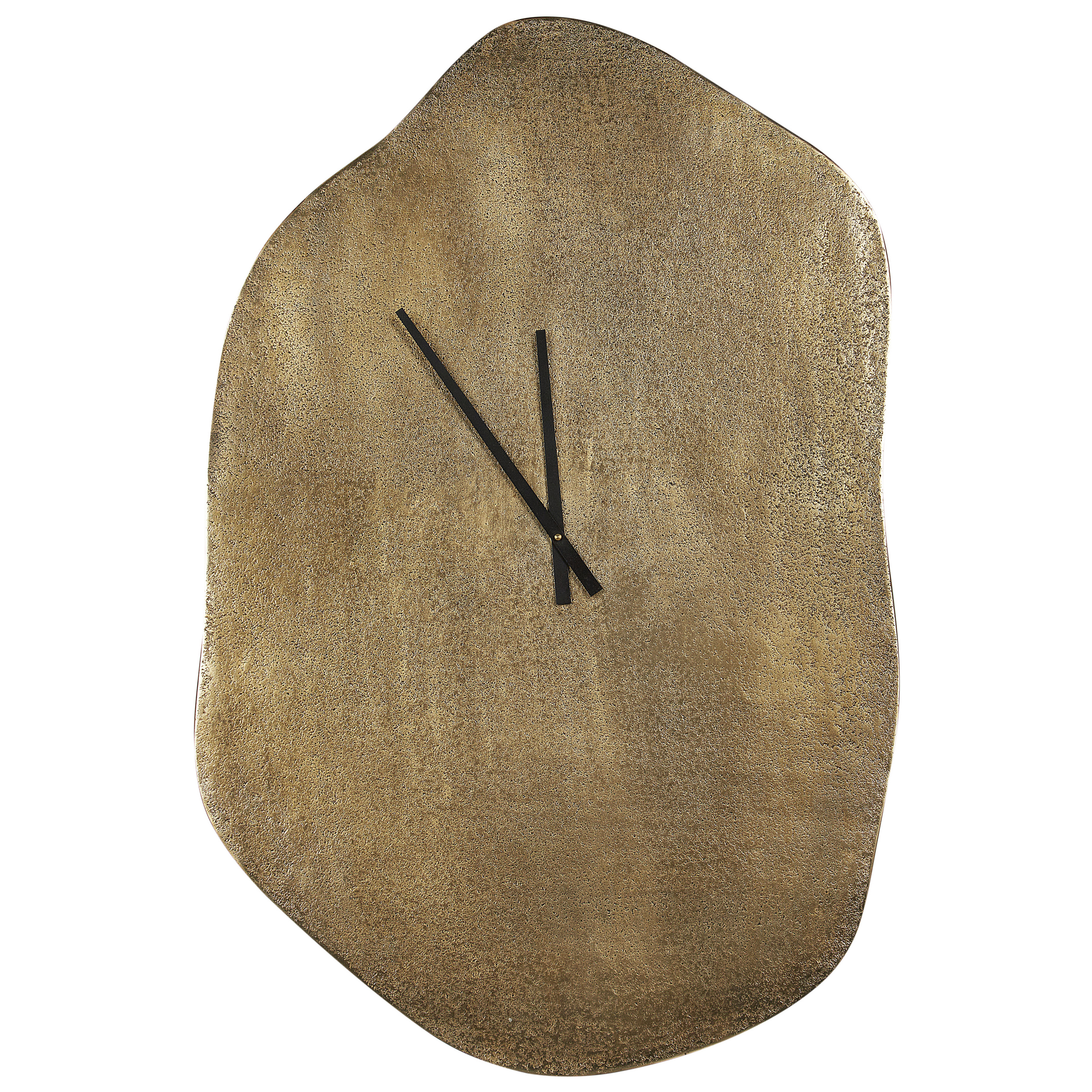 Beliani reloj de pared ganges 50 cm metal latón