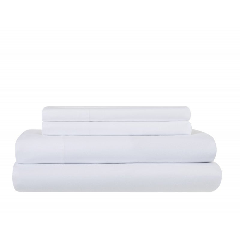 Set 2 Lenzuola Con Angoli Elasticizzati Per Lettino 50x80cm - 100% Cotone, Bianco, Made In Spain