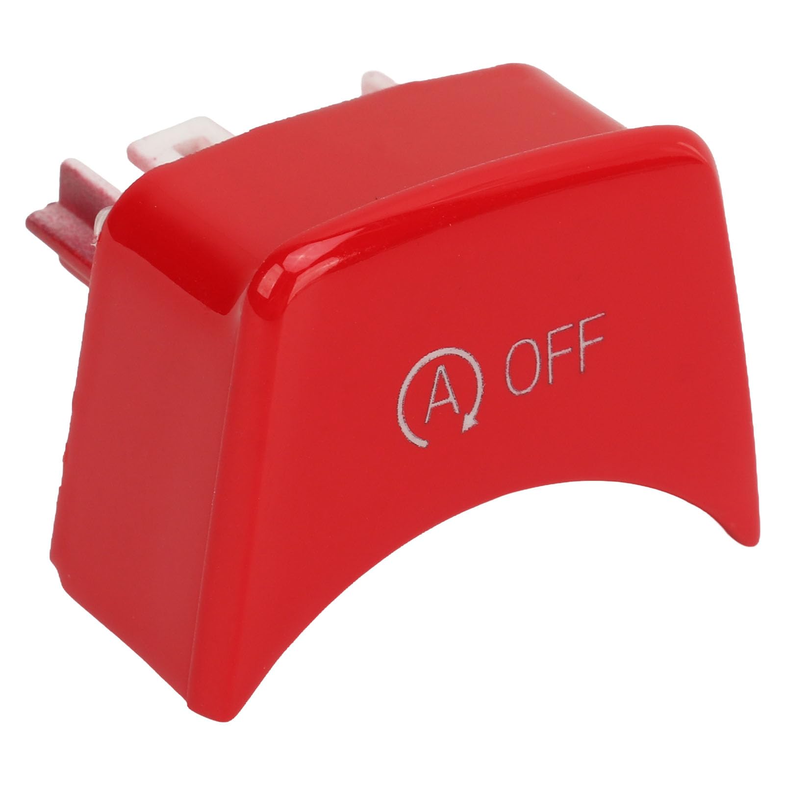 Cache Bouton Démarrage Voiture Strass Cristal | Autocollant Décoratif | Rouge | Diamètre 1,5"
