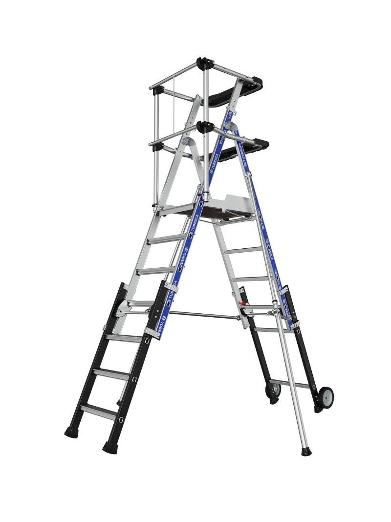 TUBESCA-Comabi - Plate-forme de Chantier Télescopique en Alu Sherpascopic à GC Lisses - 3