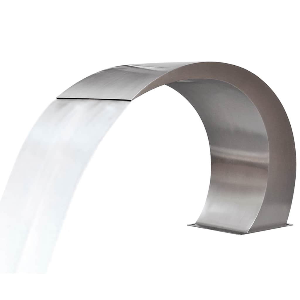 vidaXL Fontaine cascade de piscine Acier inoxydable 45 x 30 x 60 cm - 6