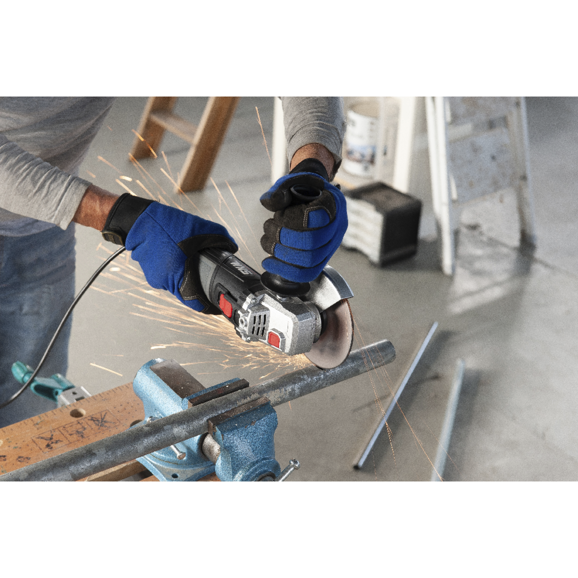 Meuleuse d’angle SKIL 9021 AA, 600 W, Ø 125 mm, poignée latérale - 2