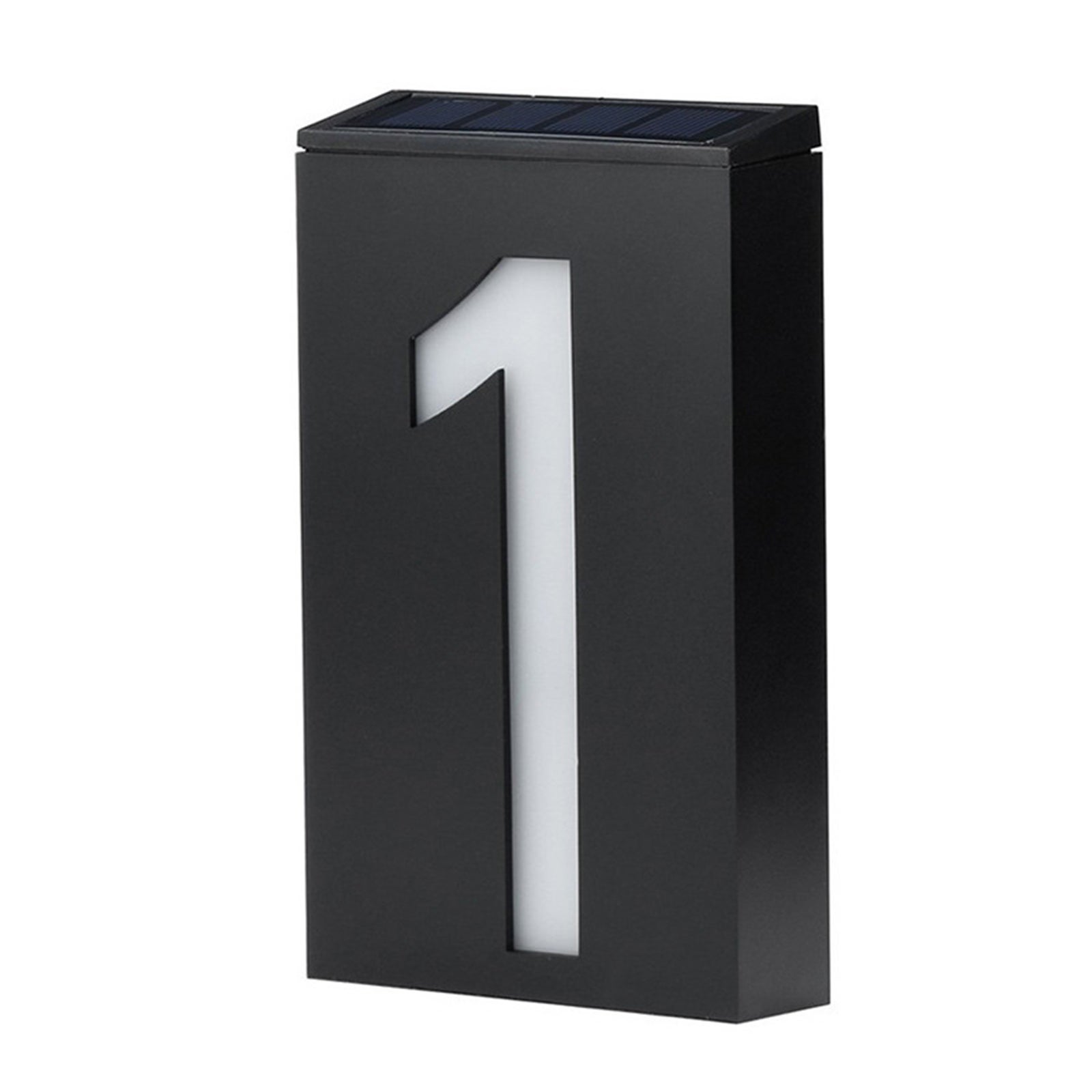 Solar House Number Light LED Illuminato Indirizzo Plaque per Case ...