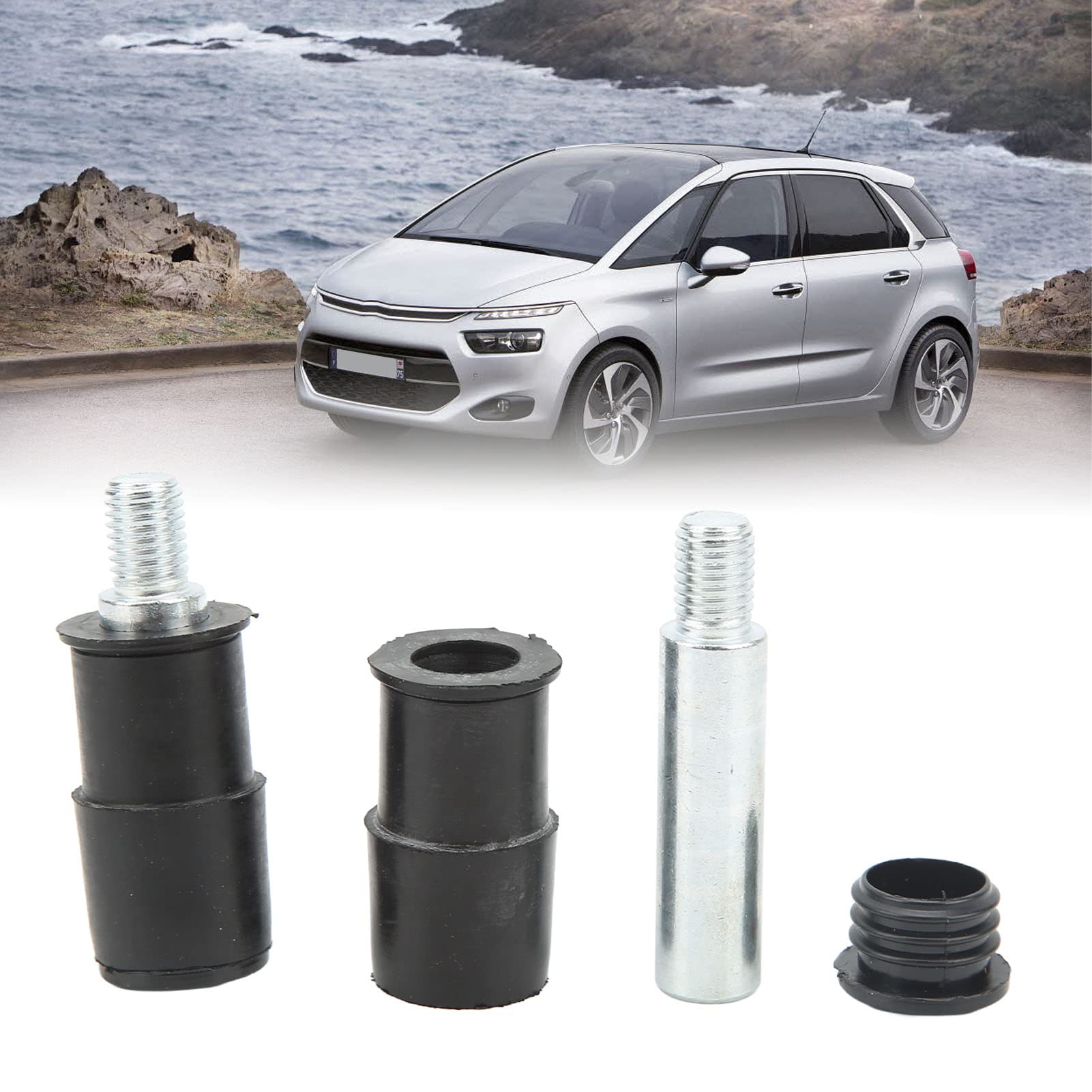 Kit De Bagues De Guidage Pour étrier De Frein - 6 Pièces En Alliage D'aluminium Et ABS, Remplacement Référence 443937