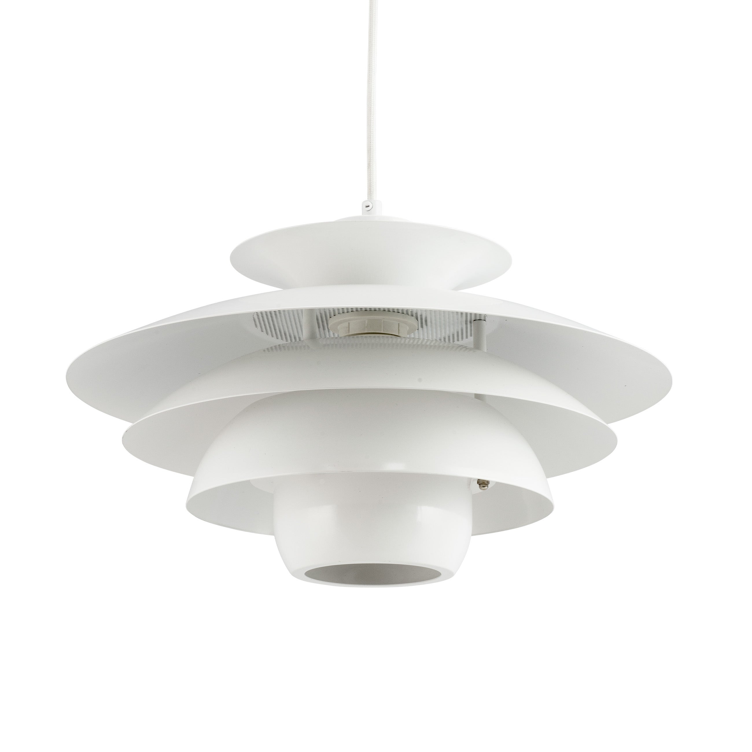 Suspension en métal blanc mat, h 20 cm d 38 cm Ejka - DYBERG LARSEN - 4