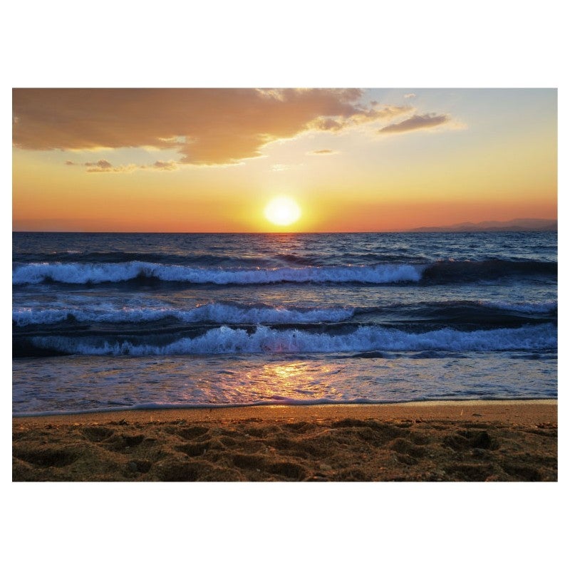 Tableau toile en kit SEA SUNSET 180 x 130 cm - Toile textile sans PVC, Made in France par Scenolia - 2