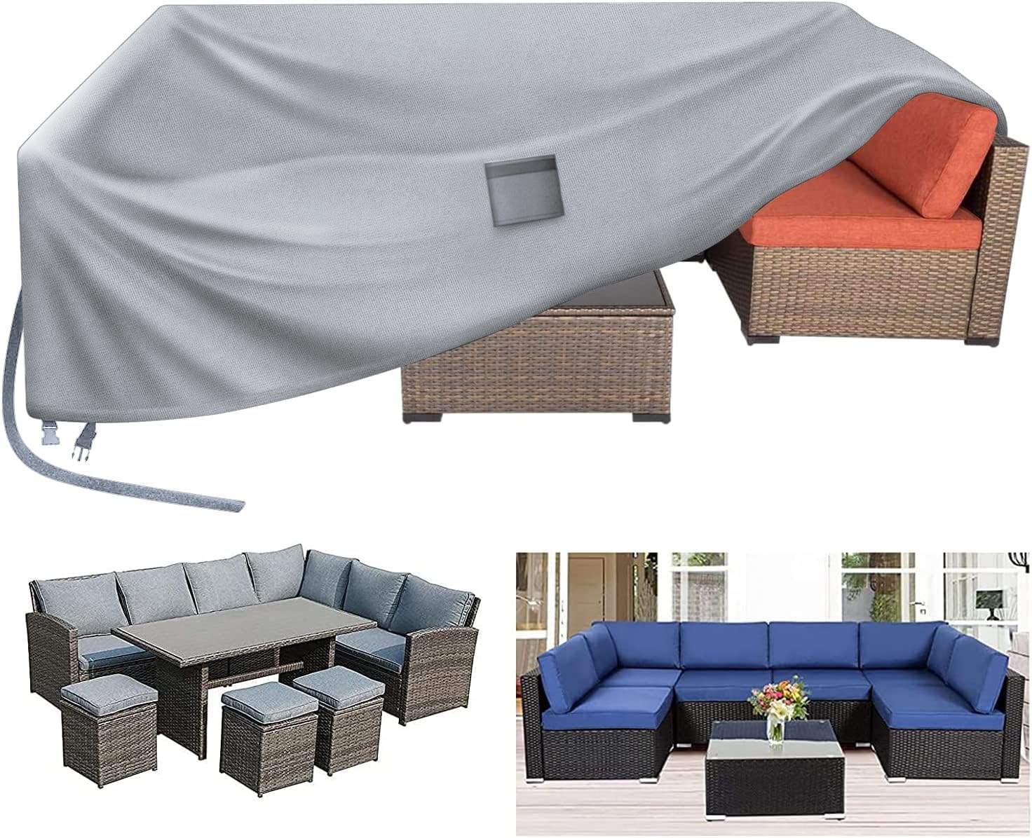 Housse de protection pratique noire 420D imperméable pour appareil