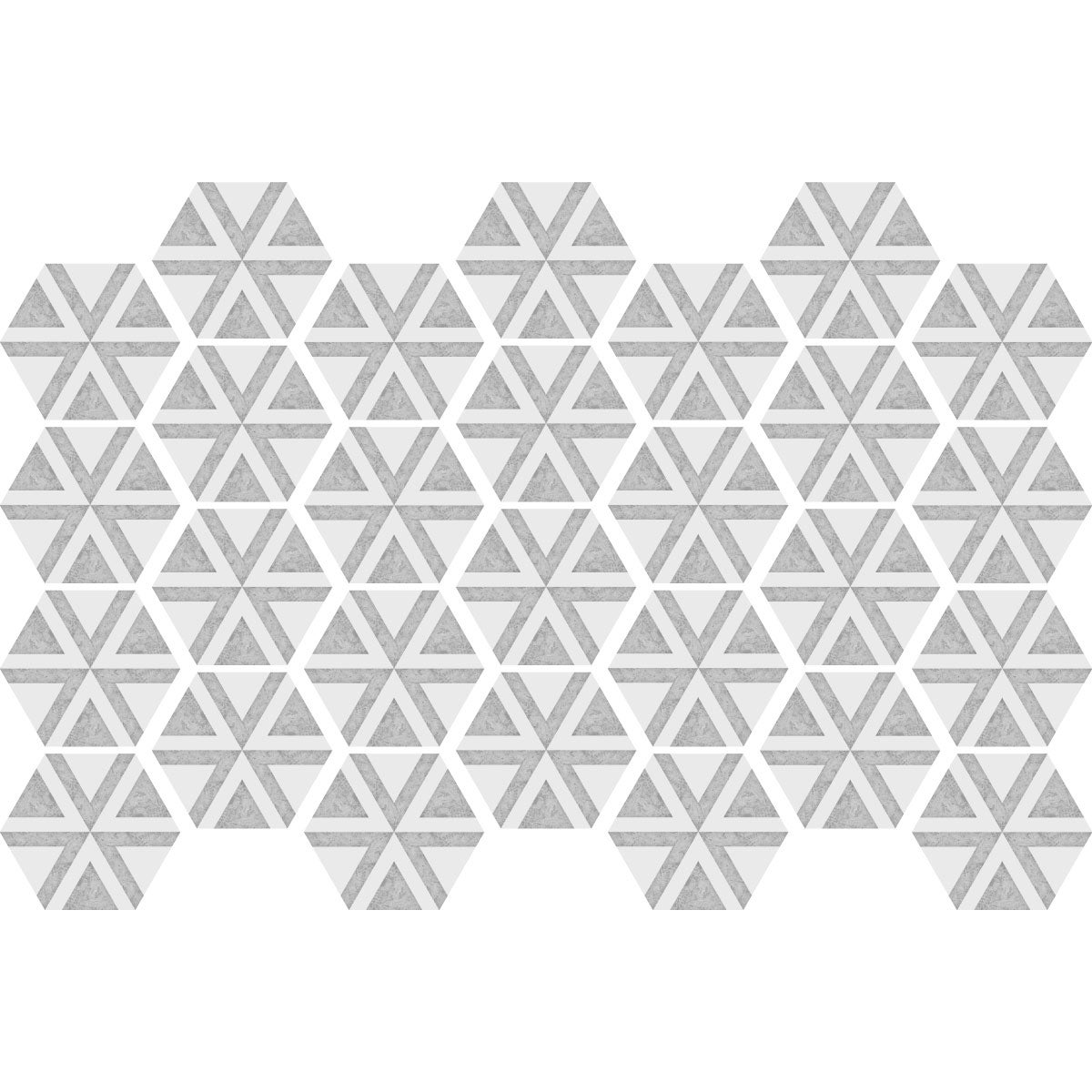 Adesivo piastrelle esagonali sfumature di grigio antico - Sticker adesivo - adesivi murali - 28stickershexagones15x13,5cm - 5