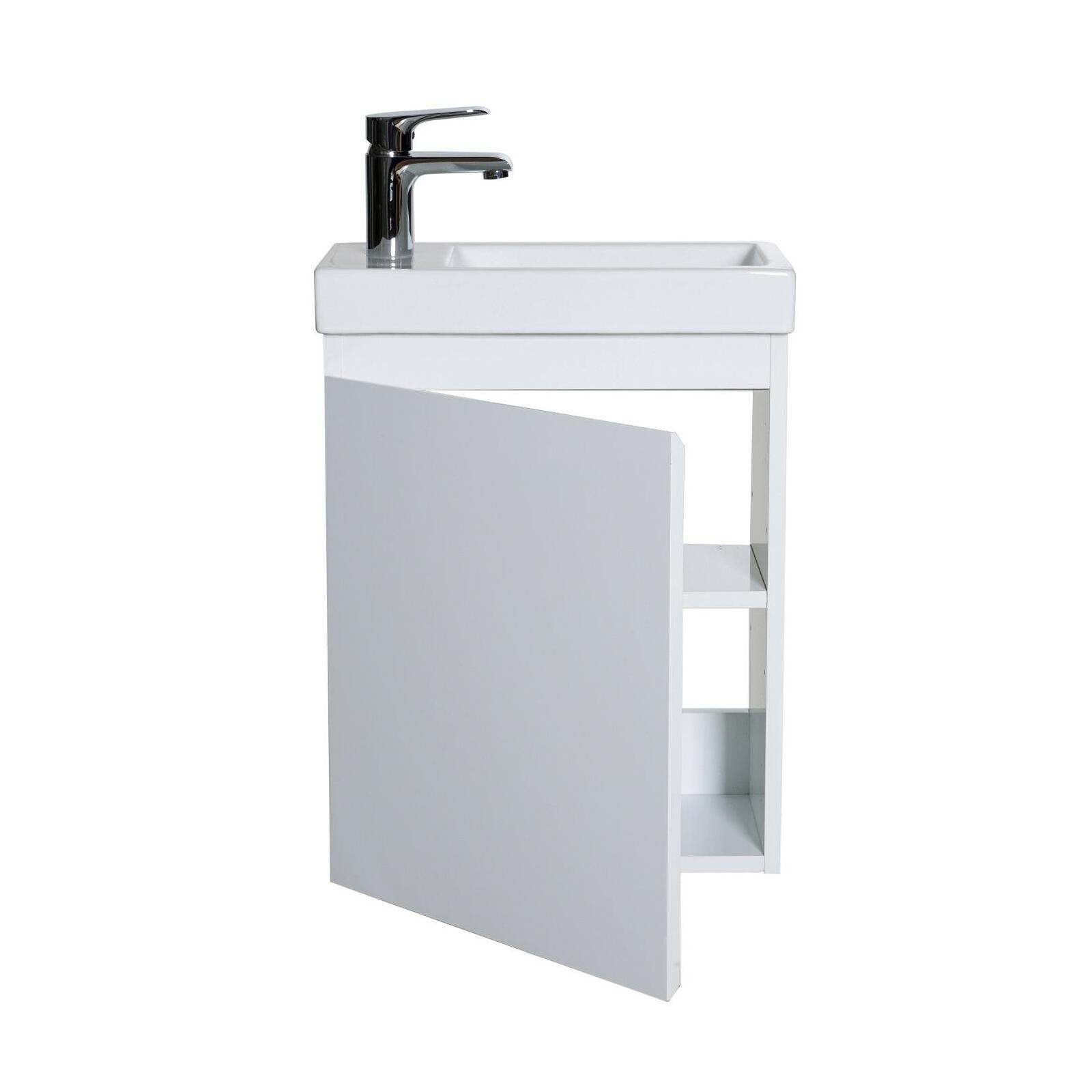 Meuble lave-mains LISA suspendu 41 cm - 4