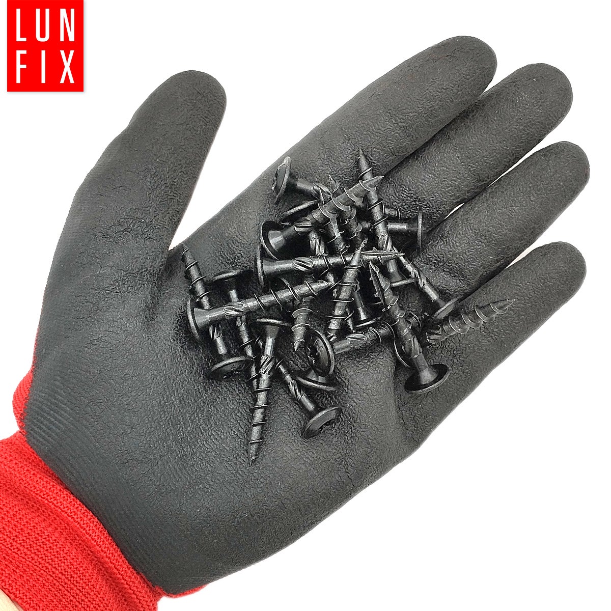 Wkręty do podstaw słupa 6x50mm czarne 100szt. - 4