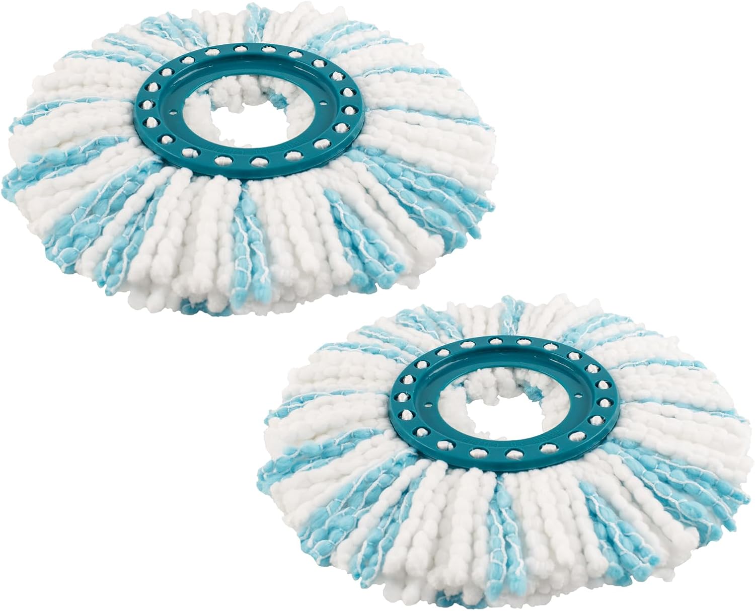 Compatible avec les têtes de rechange en microfibre absorbante Leifheit Clean Twist Disc Mop, 2 x, et le pompon de rechange | Leroy Merlin