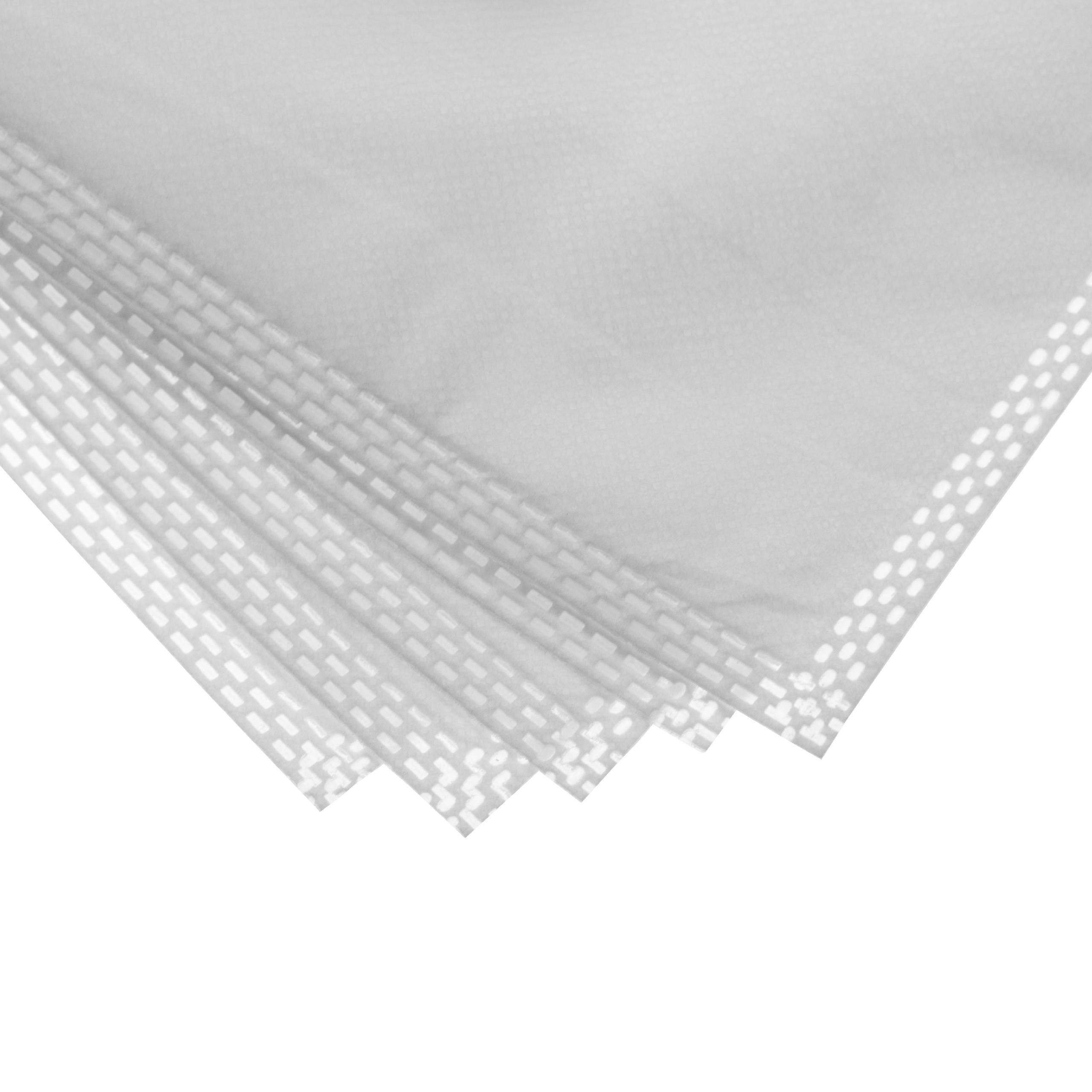 vhbw 5x Sacs compatible avec Lux D748, D750, D768, D770, D775, D780, D790, D795 aspirateur - microfibres non tissées, 31cm x 30.2cm, blanc - 2