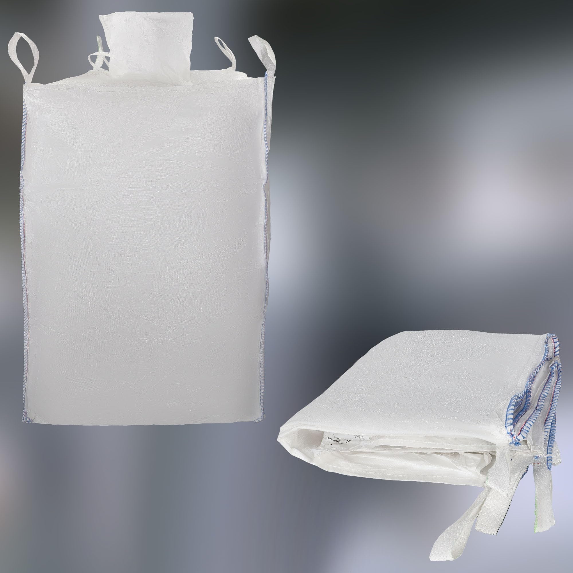 Sac Big Bag Vide, Sac Gravat Chantier 90 x 90 x 160 cm 1000 kg avec trémie de vidange - KOTARBAU - 7
