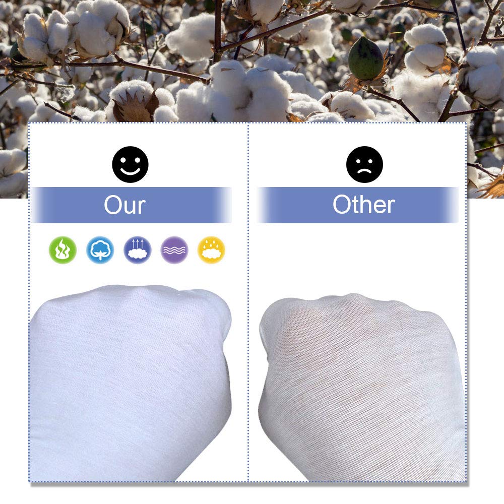 12 Paires de Gants en Coton Blanc, Gants en Coton, Confortables et Respirants, Gants de Coton Blanc Réutilisables Gants Blancs Gants Coton - 5