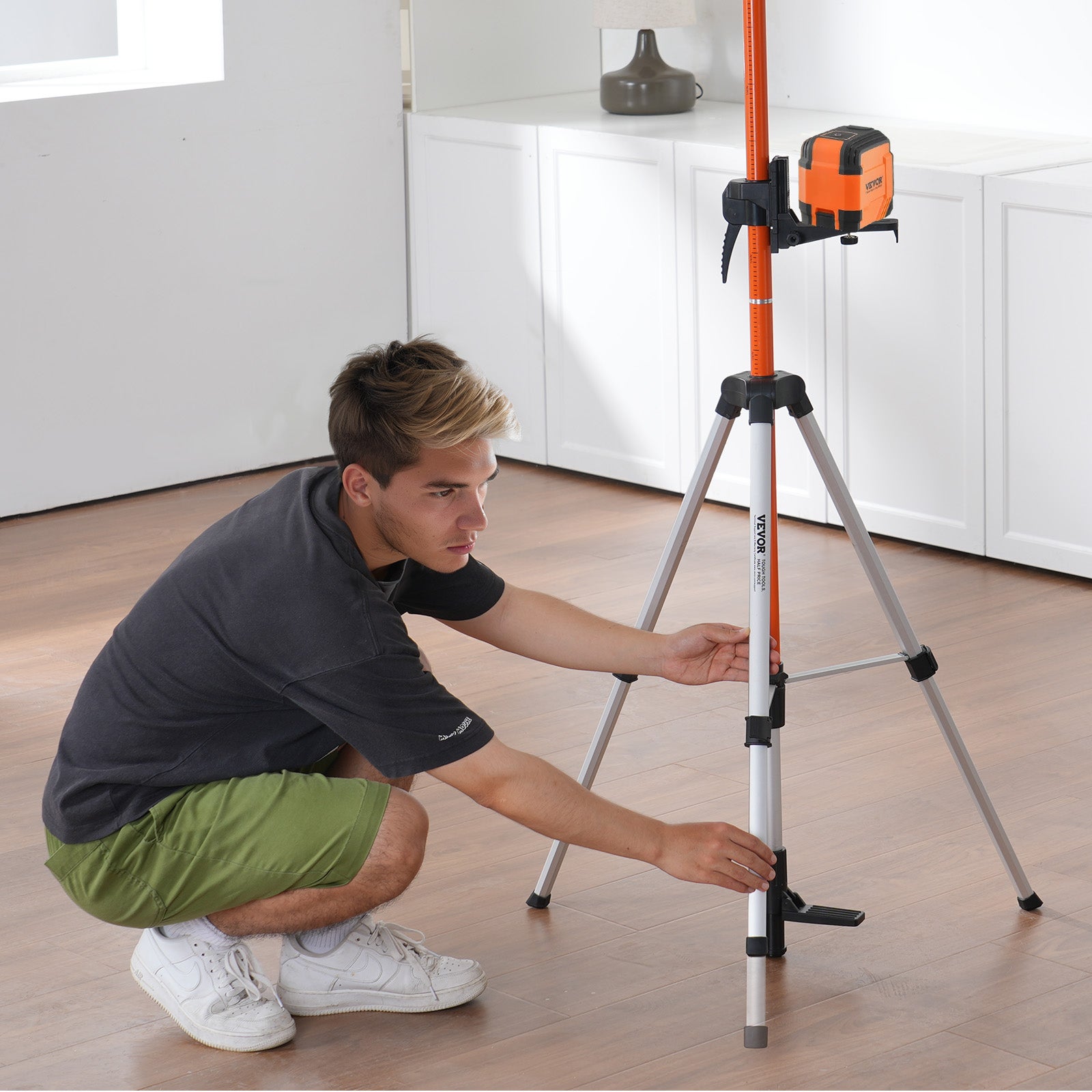 Trépied de niveau laser,support fileté VEVOR 1/4