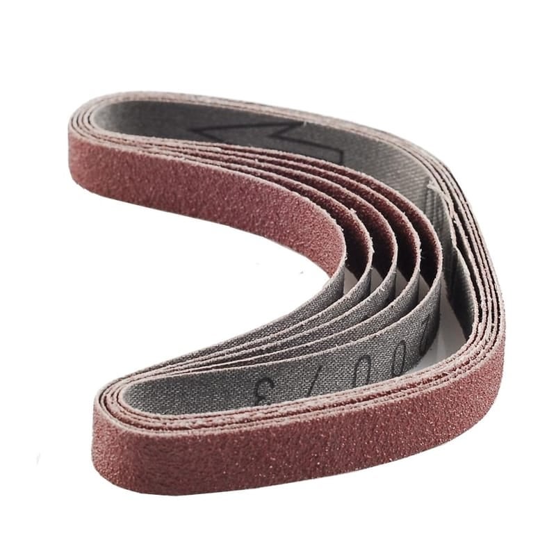 Set benzi de slefuire pentru BS E si BS A Micromot Proxxon 28582, 330x10 mm, granulatie 120, 5 bucati 5buc