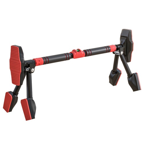 Sbarra Per Trazioni E Flessioni Regolabile – Multifunzione Per Addominali, Stretching E Dip, Carico 227 Kg, Impugnature NBR, Portatile