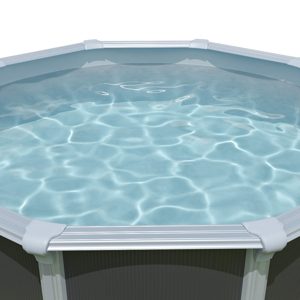 Liner gris piscine métal 3,60 x 1,32 m - 2