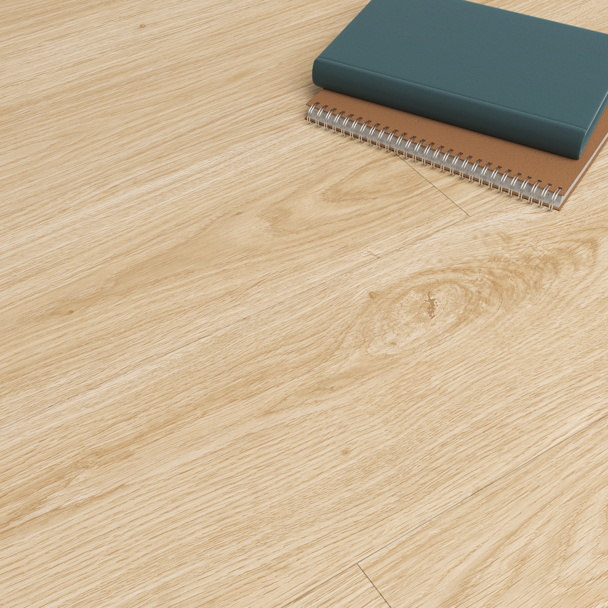 ARTENS - Lames PVC à clipser forte XL avec sous-couche intégrée - Effet bois chêne naturel - Epaisseur 5 mm - 1,76 m²/ 8 lames - LOUTH - 4