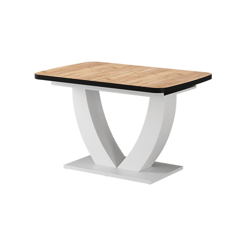 Vicco Stół jadalny Fenaro, Gold power dąb/biały, 120 x 80 cm Możliwość rozbudowy