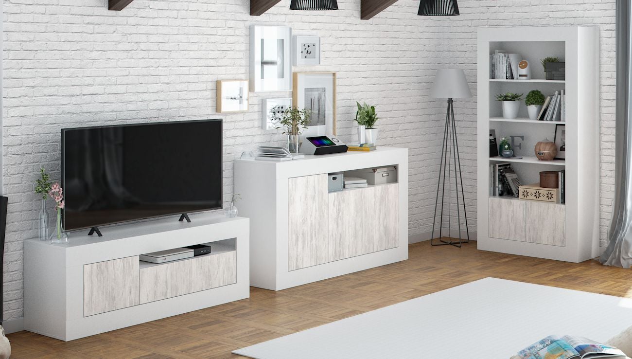 Kit credenza baltik 3a cm.144x42x87h - 3