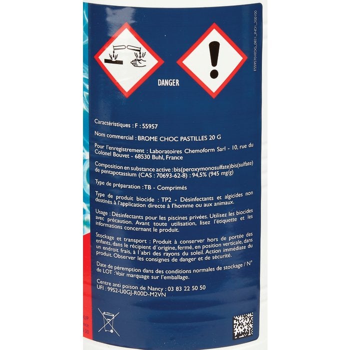 Brome choc pastilles 20g - Aqualux - 2