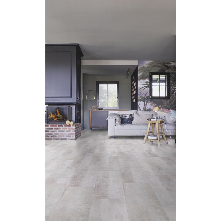 Dalle de sol PVC clipsable effet béton gotha clear GERFLOR Senso Clic - 5