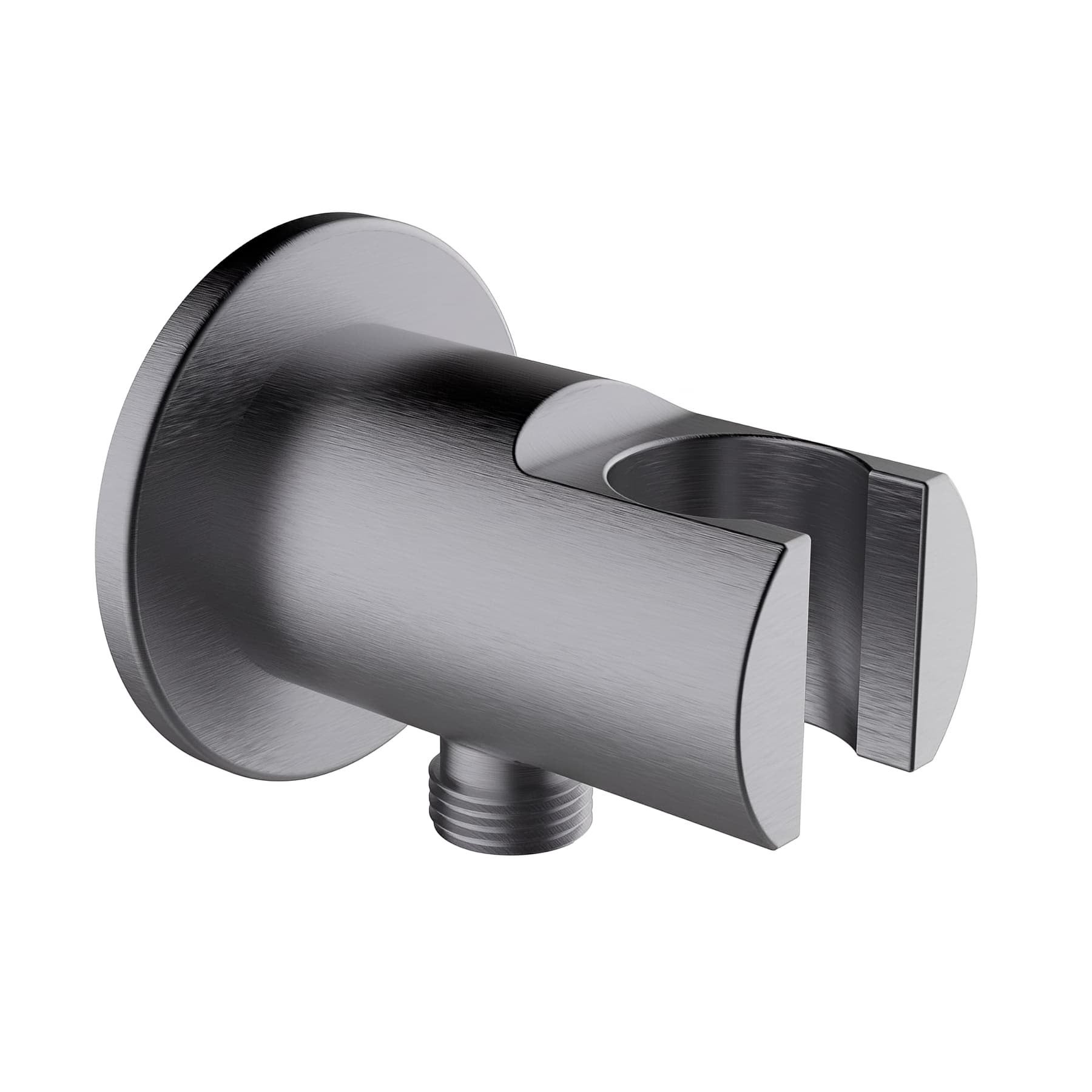 Sortie De FleXible Murale Laiton Avec Support CLEVER Gamme PRO Mod le 