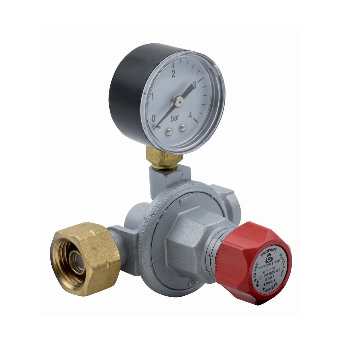 Regolatore Gas Bayou Classic M2HPH &ndash; Doppio, Alta Pressione 10 Psi, GPL/propano, Nuovo