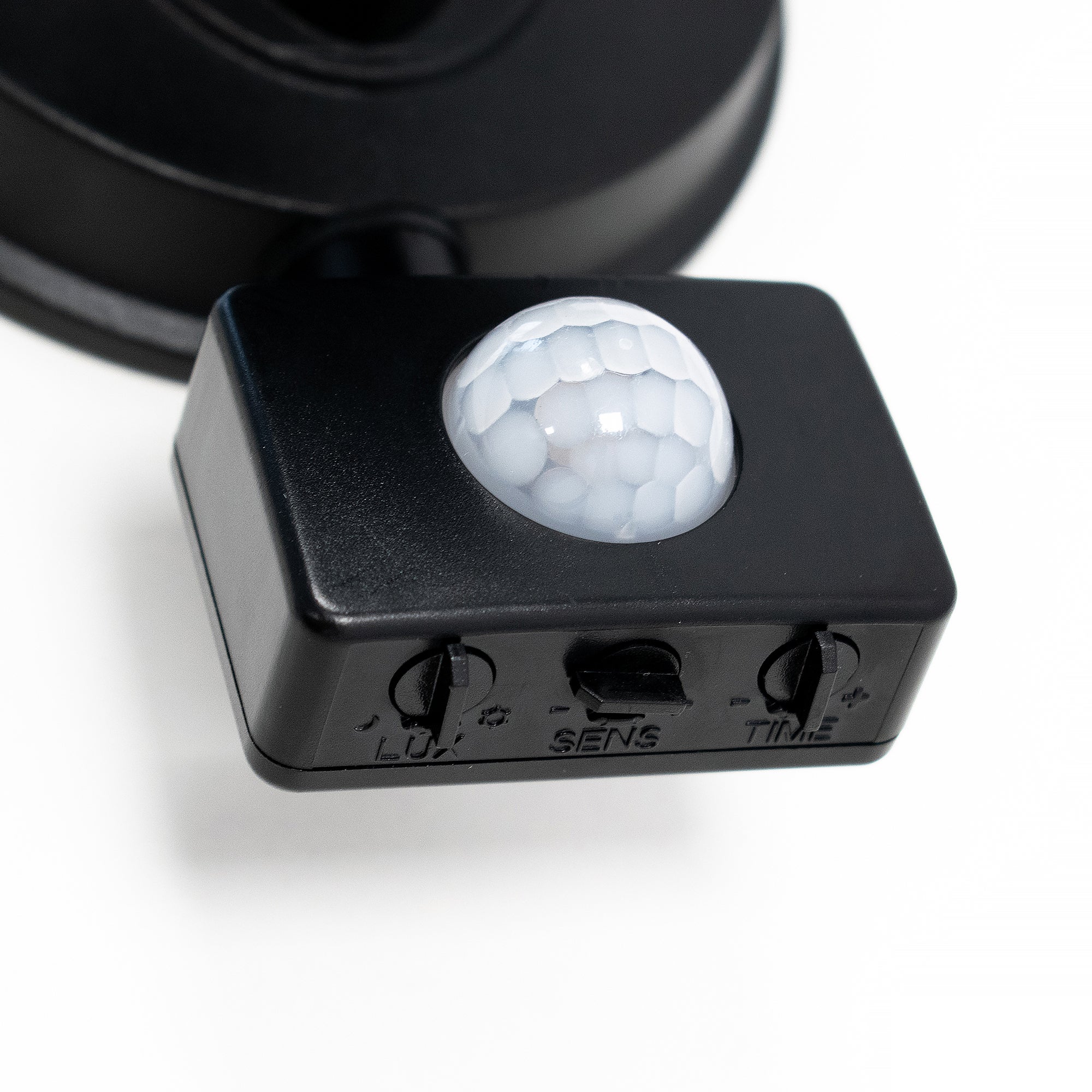 Applique murale extérieure avec détecteur de mouvement Imma Black Sensor E27 Noire IP44 EDO SOLUTIONS - 3