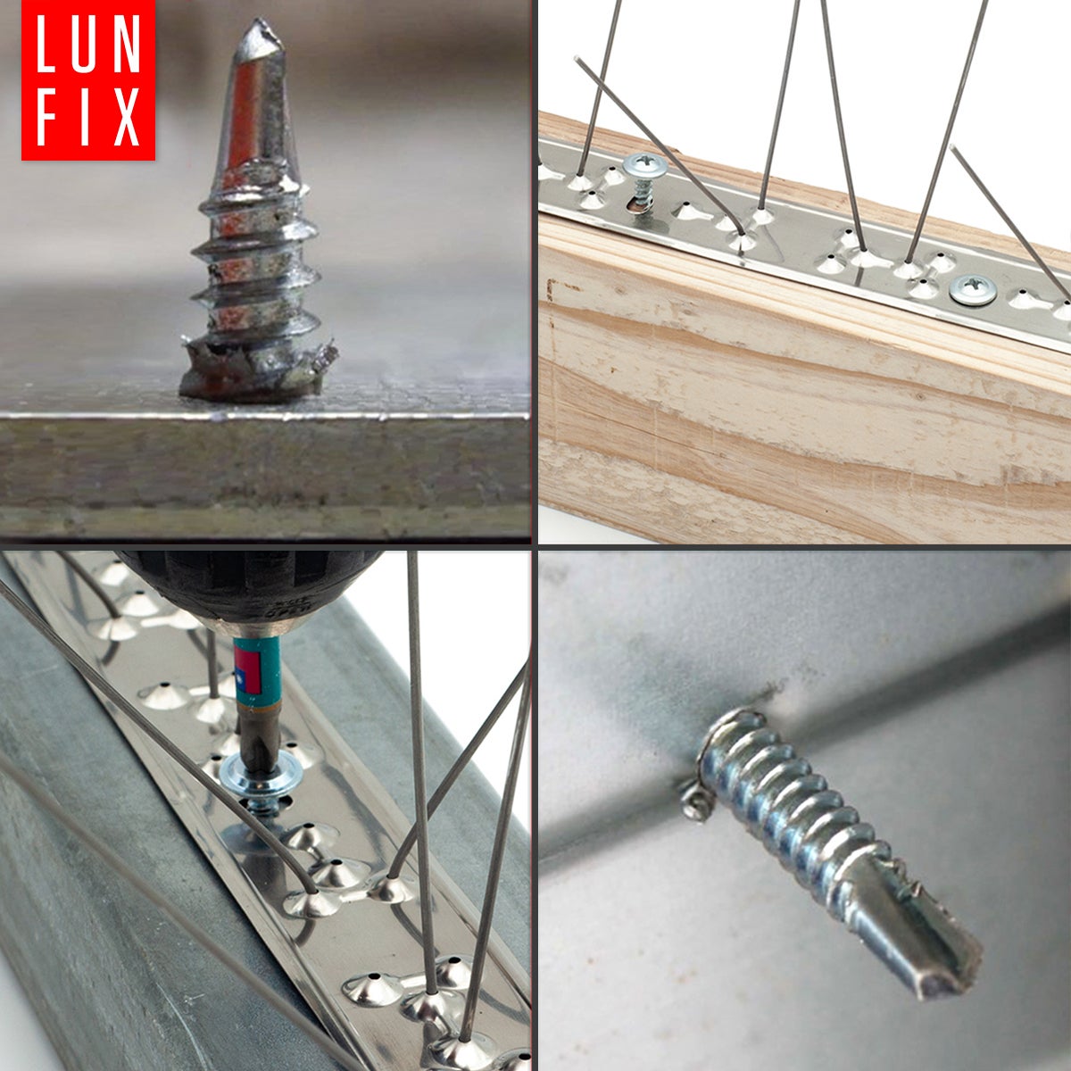 Wkręty do metalu samowiercące z łbem podkładkowym 4,2x16mm 100szt. - 7