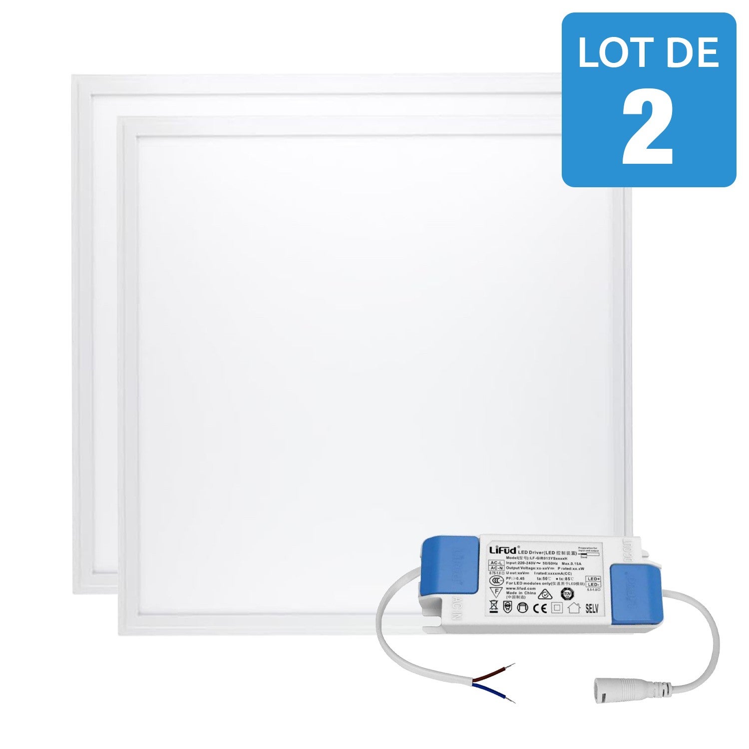 Lot De 5 Supports Pour Spot GU10 Orientables - Alu Brossé 100mm - Neuf Sous Emballage