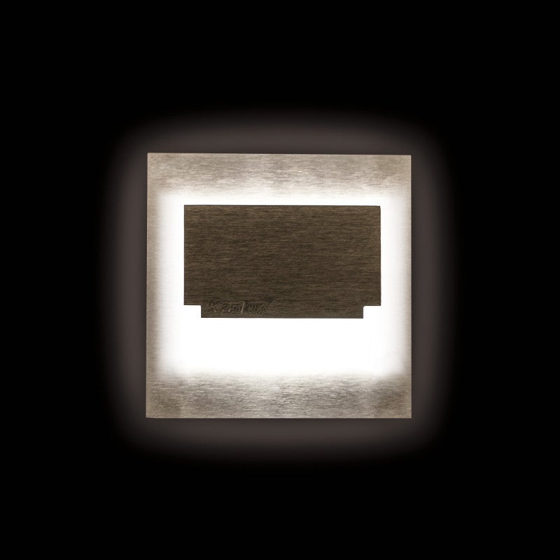 Oprawa stropowa sufitowa wpuszczana Sabik czarno-biała LED 0.8W 3000K 13lm z czujnikiem ruchu wym: 7,5 x 7,5 x 2,3 cm kwadratowa Kanlux - 4