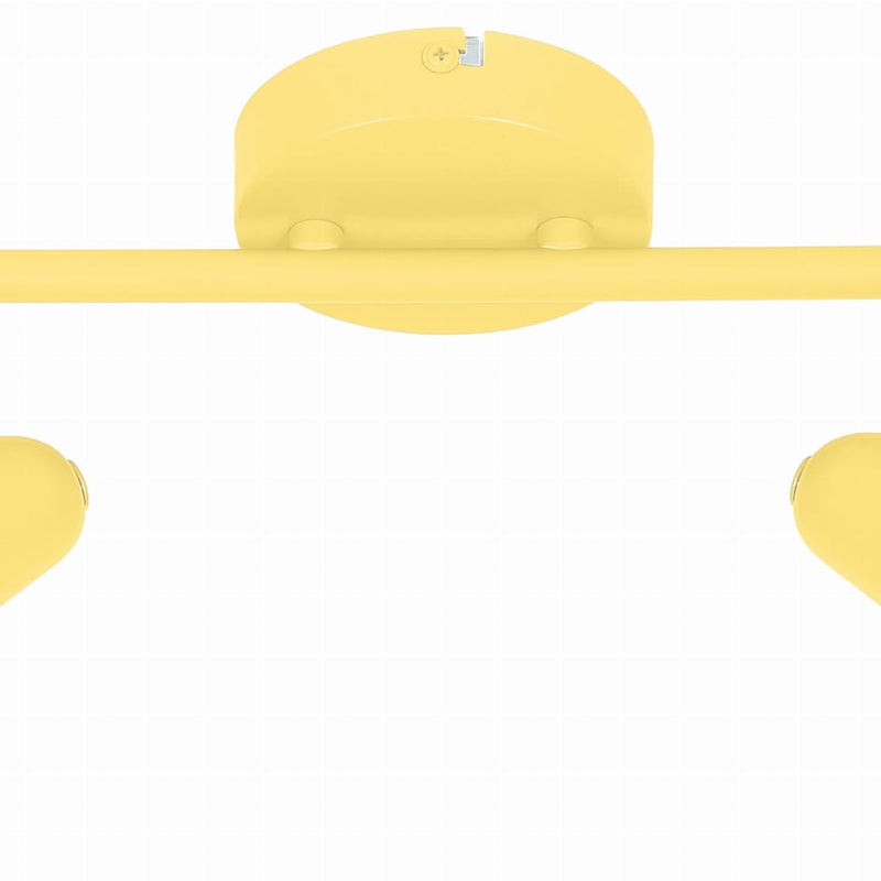 Reflektor sufitowy spot natynkowy Amor listwa żółto-biały 2xE14x40W wym: 42 x 10 cm metal Candellux