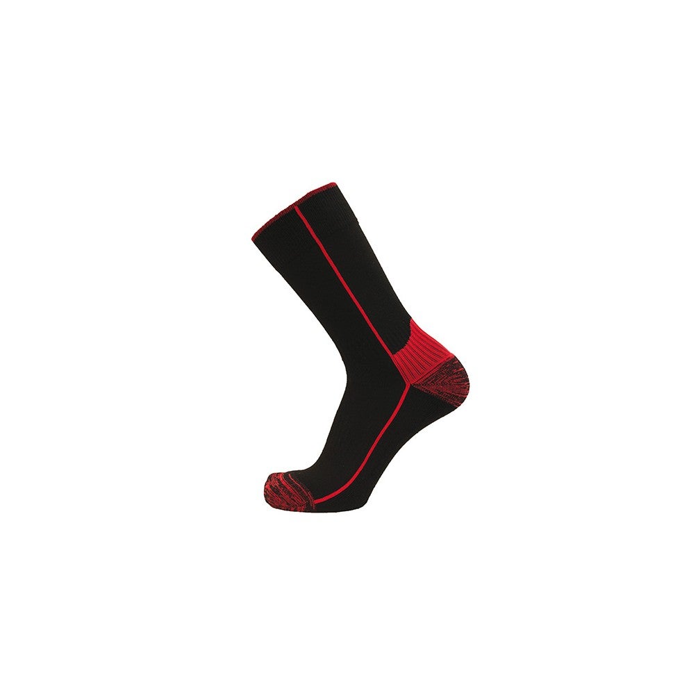 Chaussettes de travail respirantes Coolmax LMA ZEUS Noir / Rouge 39-42 - 4