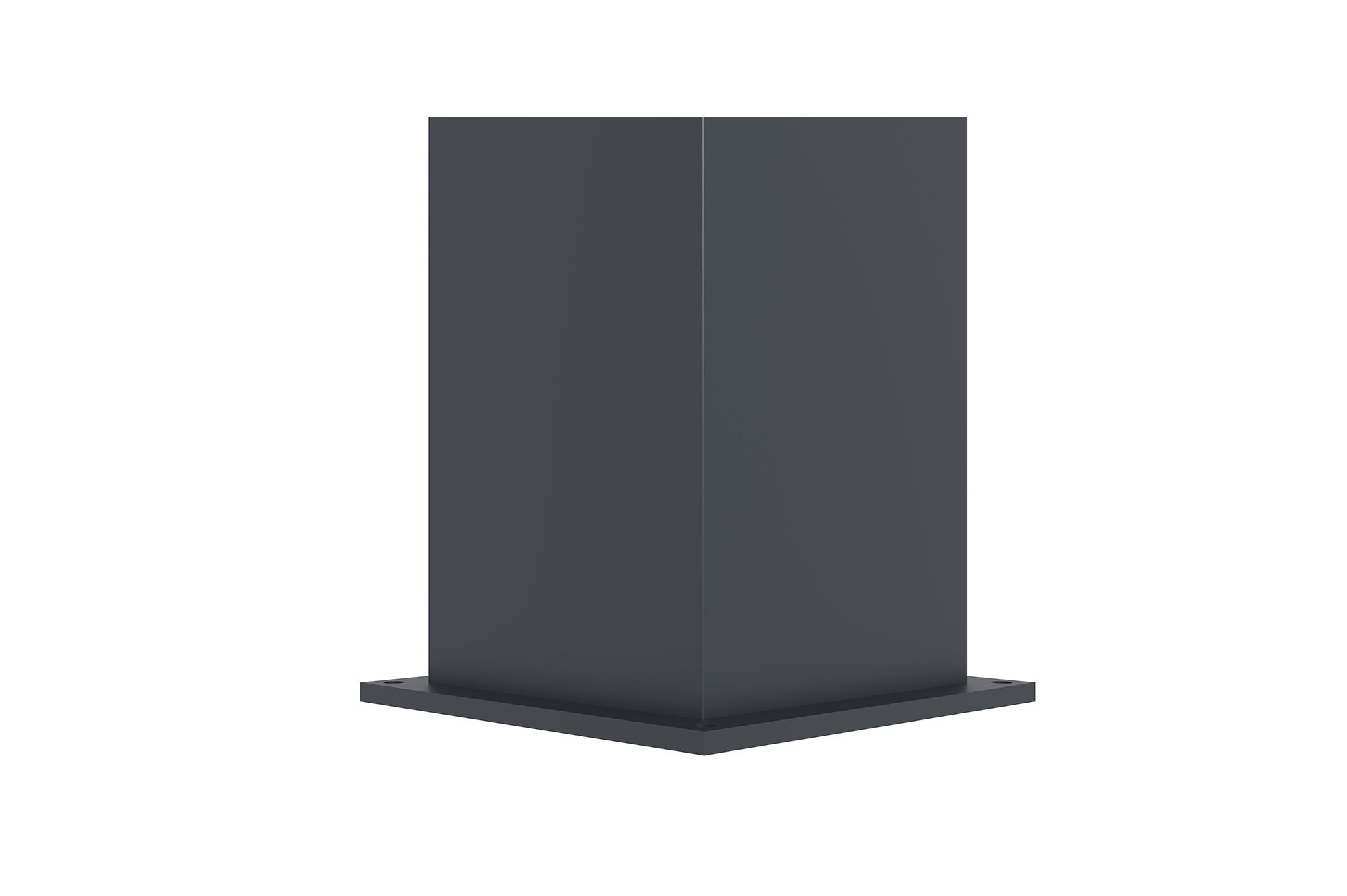 Poteau EIFEL 20x20 en aluminium H.166cm - Gris anthracite - 8