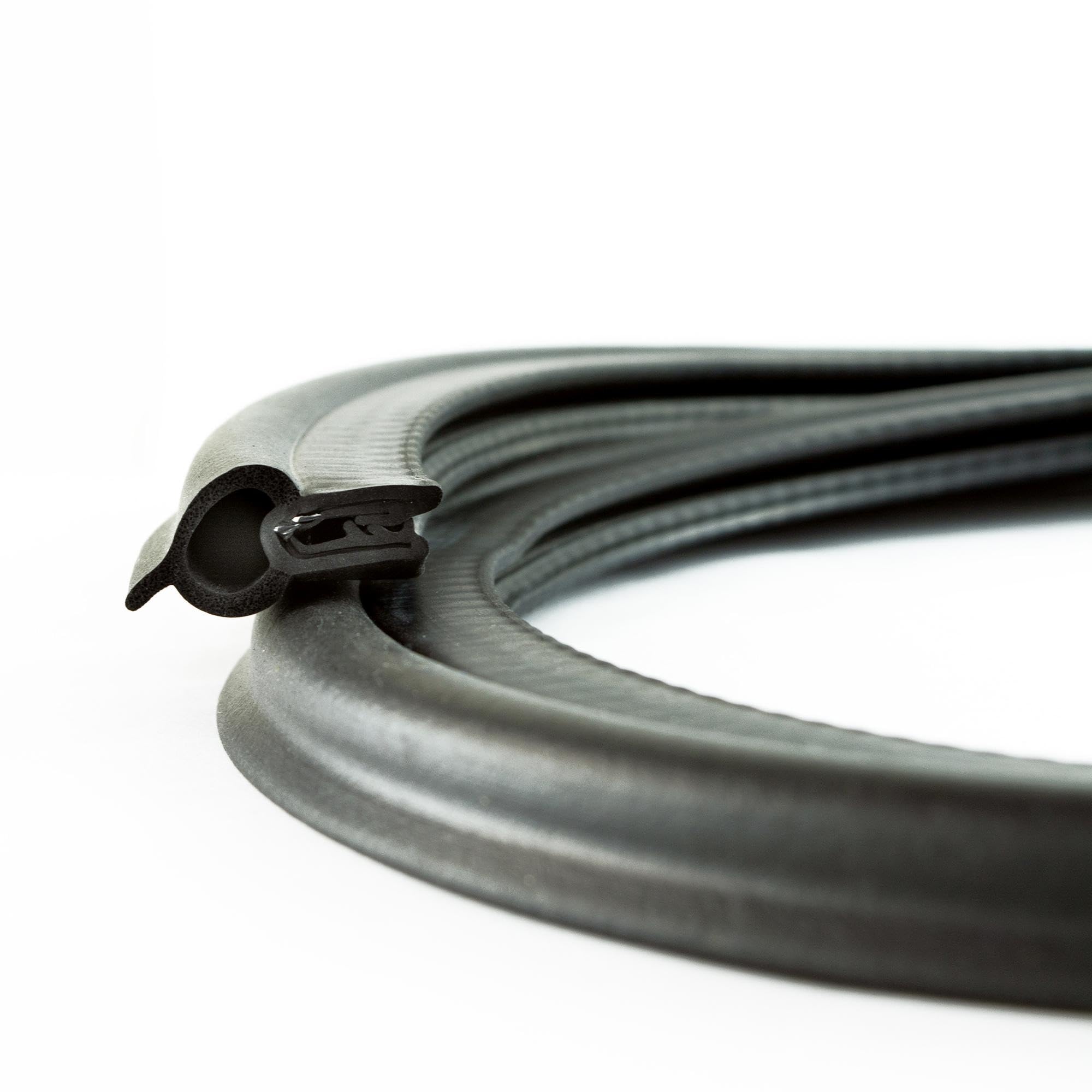 DQ-PP S-1560 Aluplast raamafdichting, zwarter rubberen afdichtingstape, kunststof afdichtingen, aluminium profielafdichting, voor pvc ramen en deuren, 40 m