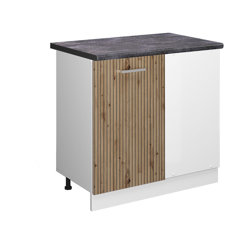 Vicco Szafka narożna R-Line, Dąb rzemieślniczy, 86 cm , BP Antracyt