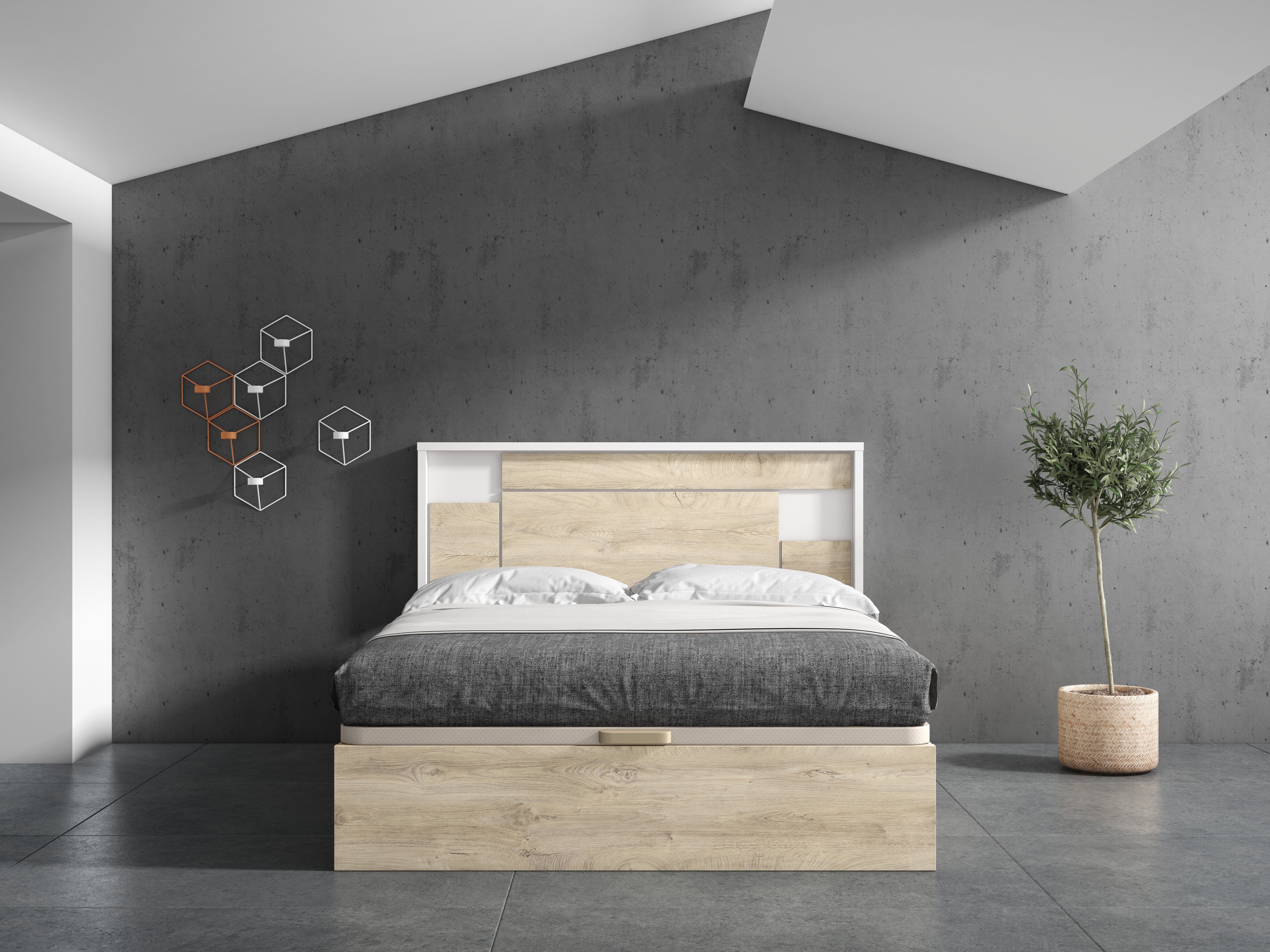 Tête de lit Munich 180 cm Blanco ZINK | Leroy Merlin