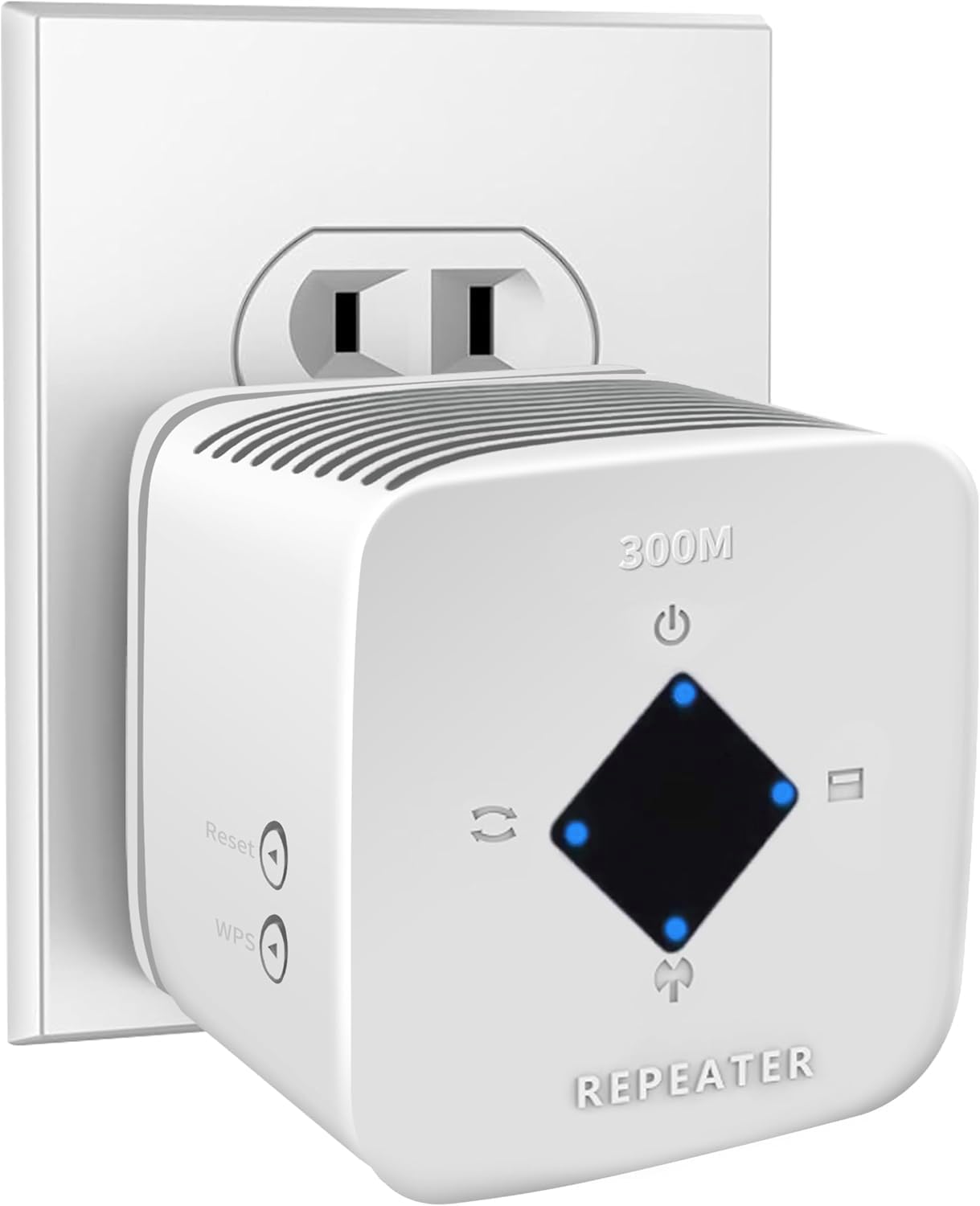 Amplificateur WiFi Boddceto – Prises UE, Jusqu’à 300 Mbps, Facile à Brancher