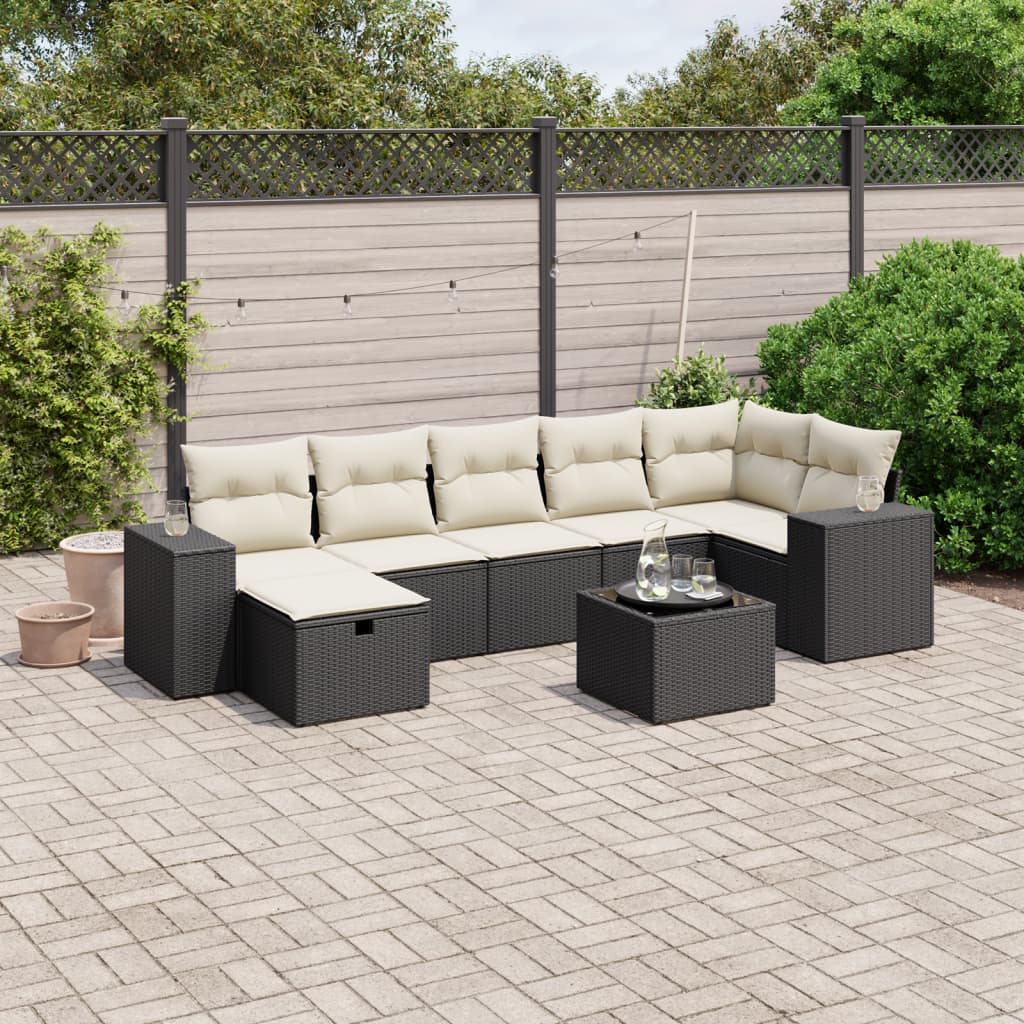 Juego De Sofá Modular De Jardín 4 Piezas Con Cojines | Aluminio Gris Antracita, Mesa Y Sofás | Muebles Exterior Resistentes A La Intemperie