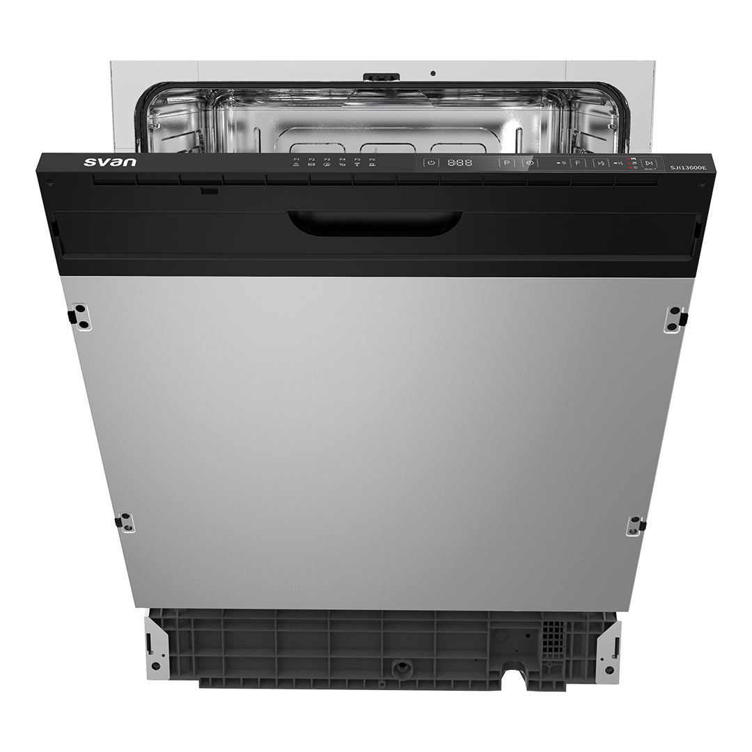 Svan Lavavajillas Integrado Estandar Sji13600e, 14 Cubiertos, 2 Bandejas, 6 Programas, Display Led Táctil, Función Stop&Go , Leroy Merlin