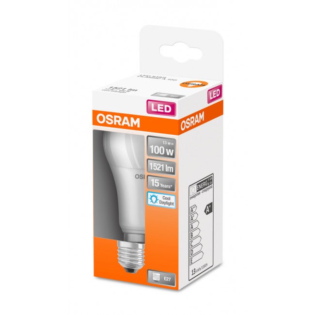 Osram 4058075304277 Led Cee 2021 A+ (a++ - E) E27 Forme Standard 13 W = 100 W Blanc Neutre (ø X L) 60 Mm X 118 Mm 1 - 7