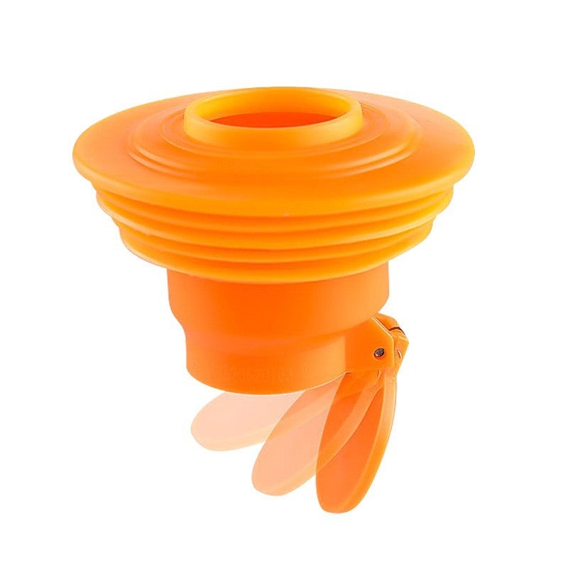 Sitko do zlewu - odpływ podłogowy - plastikowe - do zlewu kuchennego, łazienkowego - 1 szt. - pomarańczowe