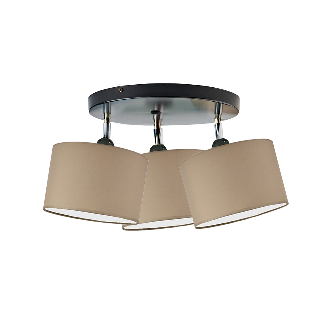 Lampa żyrandol plafon sufitowa z abażurami walec JAZZ P3