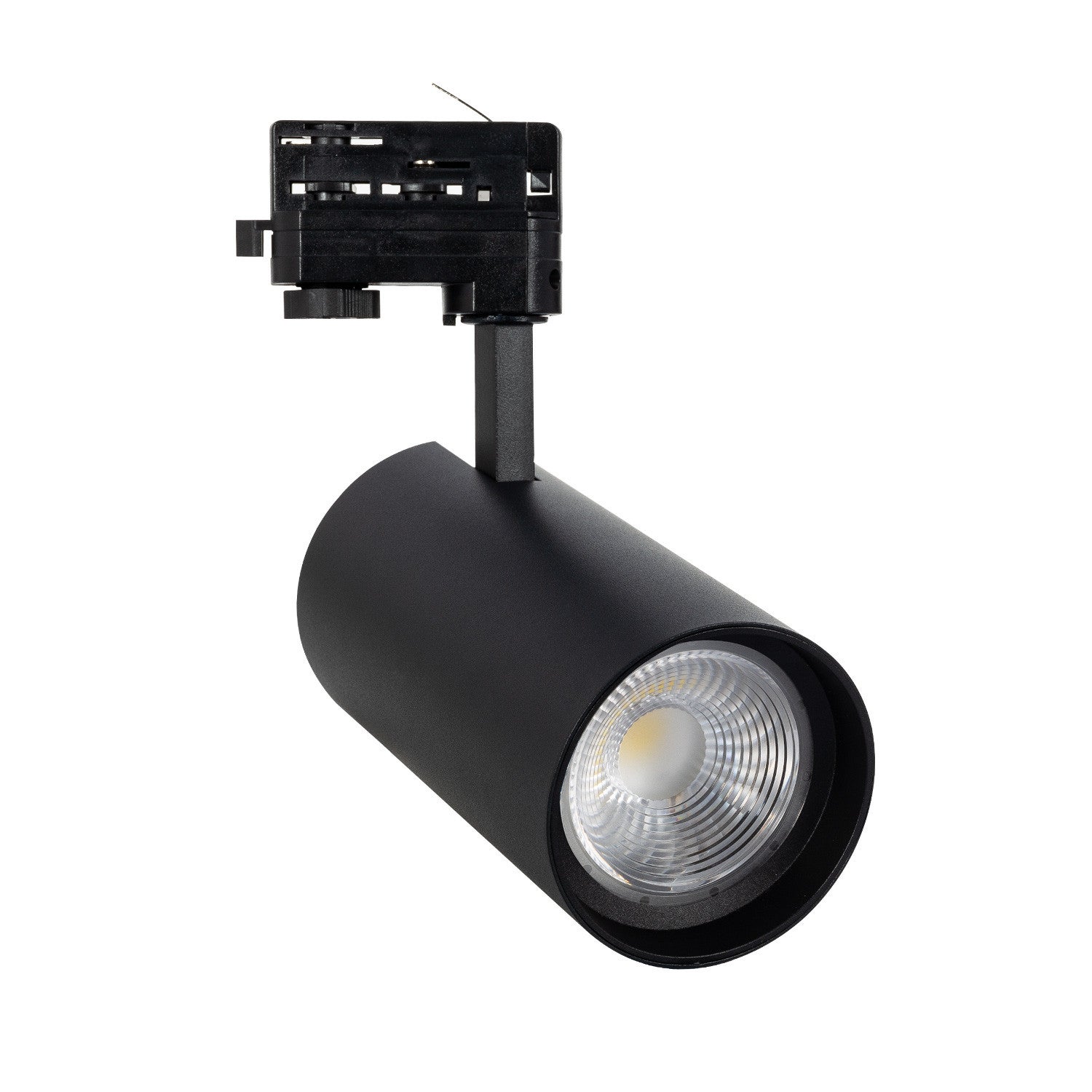 Spot LED sur Rail Triphasé 40W d'Angelo CCT Sélectionnable 15-36º Frost ...
