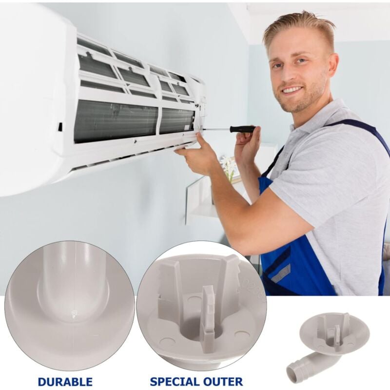 Raccord de tuyau de vidange coudé pour climatiseur, adaptateur pour unité extérieure de climatiseur (26 mm) - 3