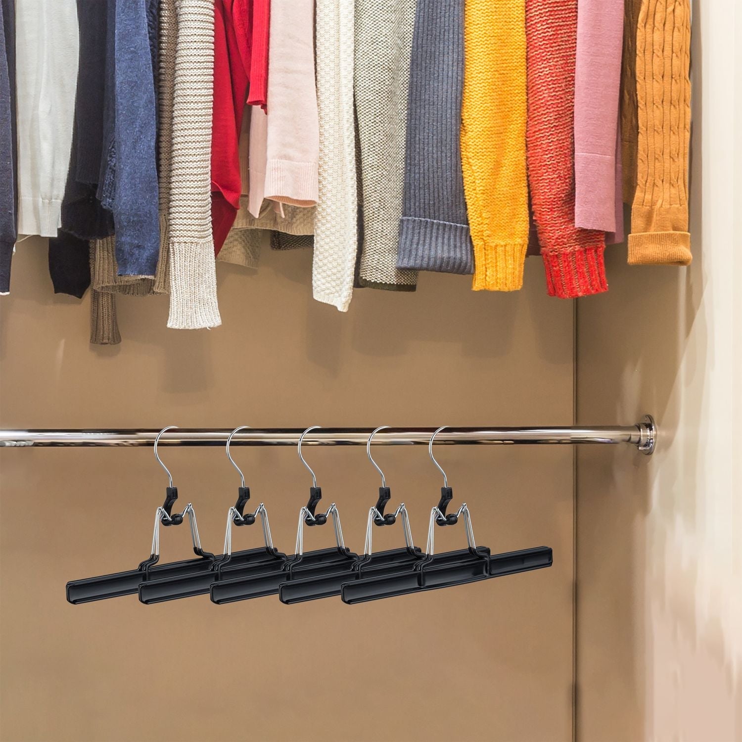 Cintres à Bottes En Acier Inoxydable – Pinces à Vêtements Pour Placard, Maison, Appartement, Dortoir, Extérieur