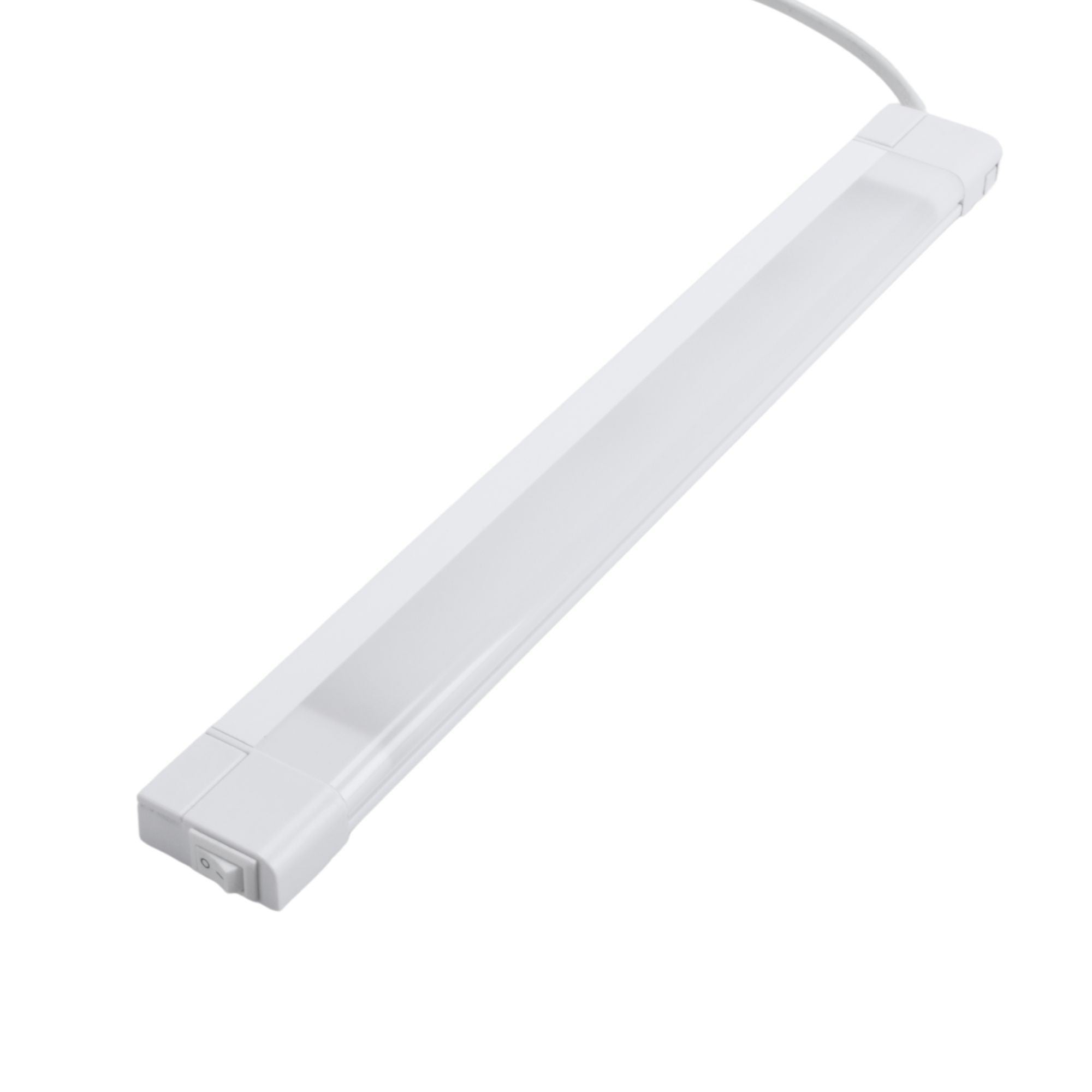 Réglette LED sous meuble cuisine 8W - 50cm - Blanc Chaud - 4